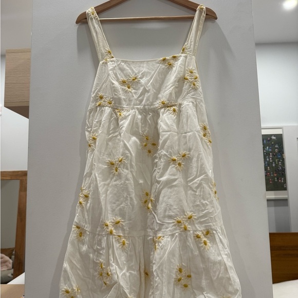 Altar'd State Dresses & Skirts - Altar'd State Cream Dress with Gold Details